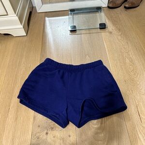 SKIMS Blue Athletic Shorts Elastic Waistband Lightweight